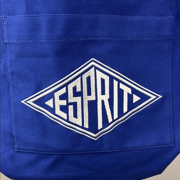 Esprit Blue and Red Tote Bag - Picture 5 of 11